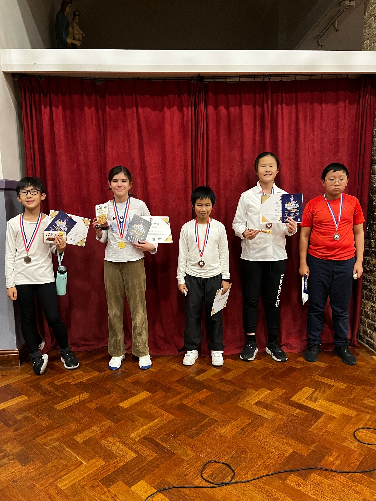 Diamond Blade medal winners